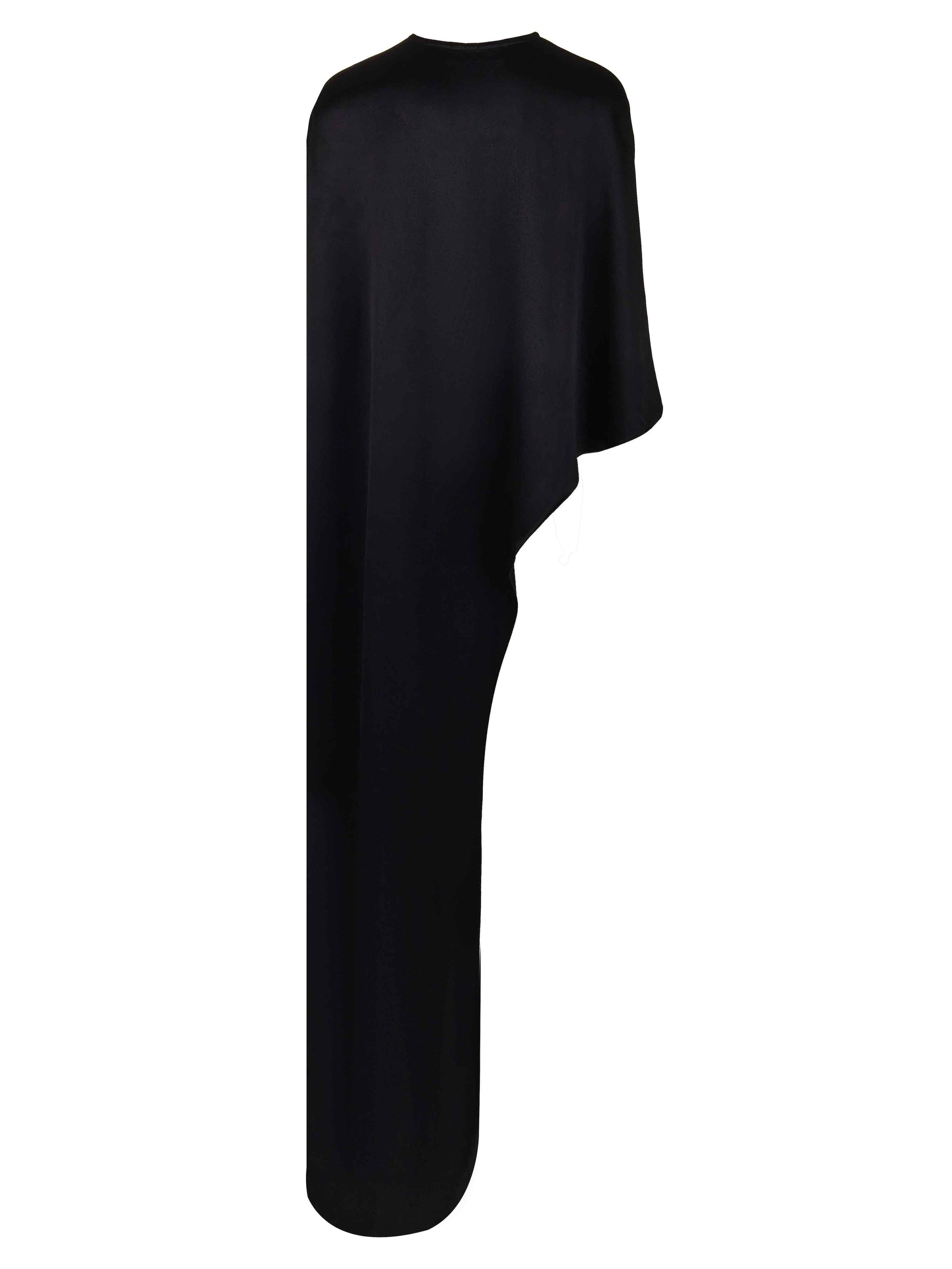 Fitted Maxi Dress with Capes